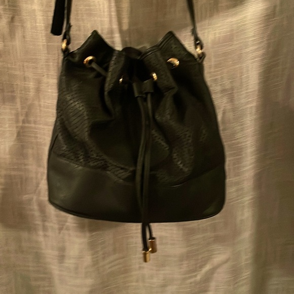 Moda Luxe Handbags - Leather perforated bag
